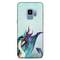 Samsung Galaxy S9 Kılıf Dragons (19) Kılıfları Mavi Ejderha