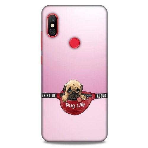 Xiaomi Mi A2 Lite Kılıf Köpek Kıyafetleri (5) Koruma Kabı Yavru Pug Çanta
