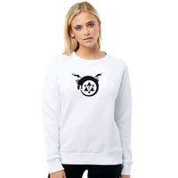 Alchemist High Baskılı Beyaz Kadın Sweatshirt