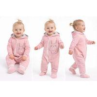 6/12 Ay Kapşonlu Fermuarlı Bebek Tulumu