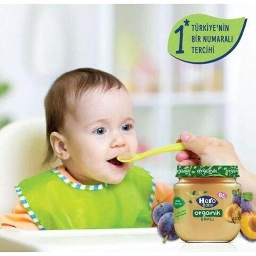 Hero Baby Organik Erik Püresi Kavanoz Mama 120 Gr
