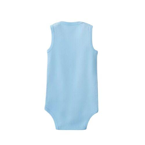 Mavi Askılı Body Zıbın 7-12 YAŞ Çocuklar İçin (3 ADET) Alttan Çıtçıtlı Özel Gereksinimli-D