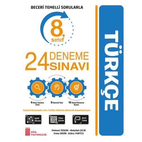 8. Sınıf Türkçe Beceri Temelli Sorularla 24 Deneme Ata Yayıncılık