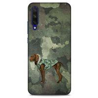 Xiaomi Mi A3 Kılıf Köpek Kıyafetleri (49) Ultra Silikon Kılıf Kamuflaj Mont