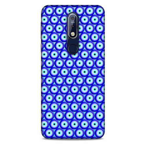 Nazarium (1) Desenli Silikon Kapak Nokia 7.1 Kılıf