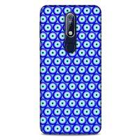 Nazarium (1) Desenli Silikon Kapak Nokia 7.1 Kılıf