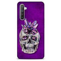 Realme XT Uyumlu Kılıf Mor Delisi (49) Ultra Silikon Kılıf Kurukafa