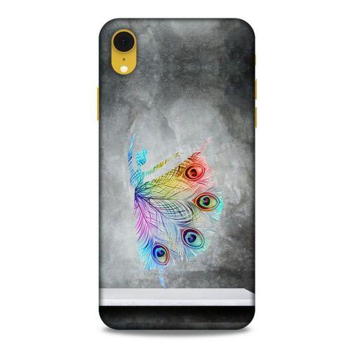 Apple iPhone XR Kılıf Desenli Özel Seri Tüyler (38) Neo Hybrid Kılıf