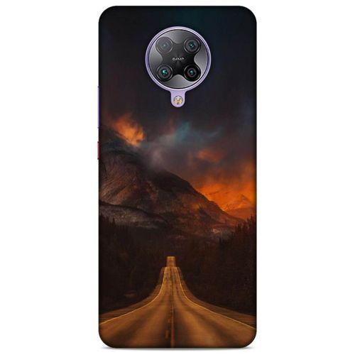 Lopard Xiaomi Poco F2 Pro Uyumlu Kılıf Gece'S (47) Crystal Flex Kılıf Kızıl Yol