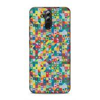 Huawei Mate 20 Lite Uyumlu Kılıf Utopia (24) Darbe Emici Kılıf Mozaik