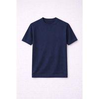 Kwon Bisiklet Yaka Basic Kısa Kollu İnce Triko Erkek T-Shirt - Lacivert