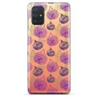 Frutix İncir 01 Samsung Galaxy M51 Kılıf Desenli Silikon