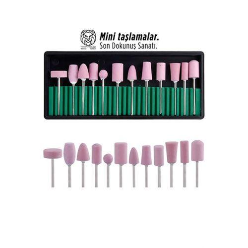 12 Parça Profesyonel D remel Uyumlu Taşlama ve Hassas Şekillendirme Seti 722924