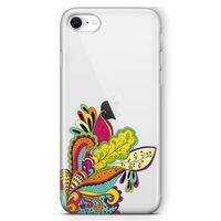 Apple iPhone SE 2020 Kılıf Hint Süsleri Arka Kapak Koruma Desenli Full Koruyucu