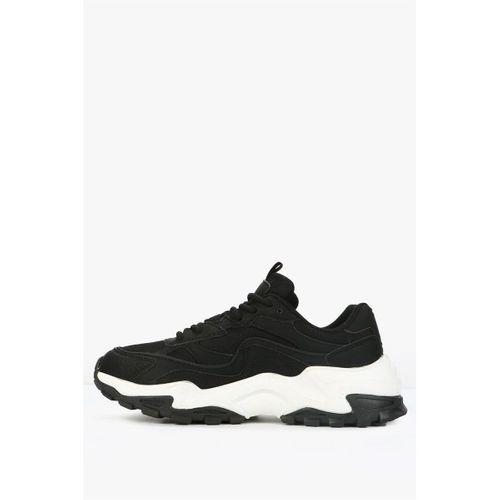 Hammer Jack Russel Siyah - Beyaz Kadın Spor Ayakkabı