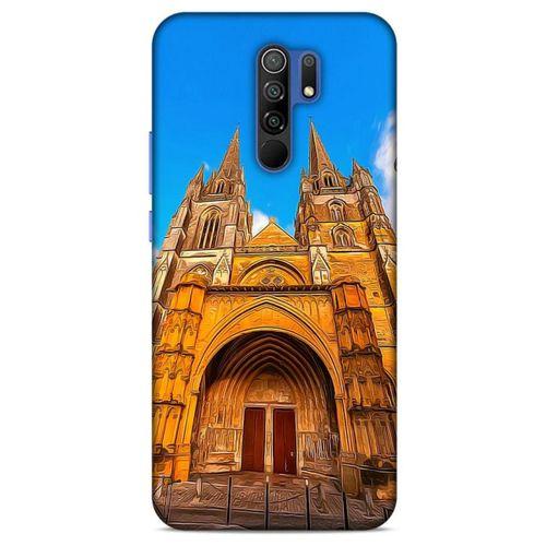 Xiaomi Redmi 9 Kılıf Dünya Mimarisi (15) Antişok Kılıf Santa Maria Fransa