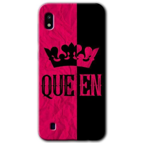 Samsung Galaxy A10 HD Baskılı Kılıf + 9D Tam Ekran Koruyucu - Queen