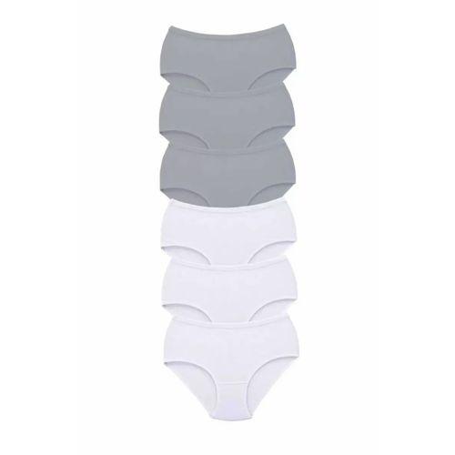 6 Adet Tutku Kadın Yüksek Bel Bato Kalın Lastik Külot S10