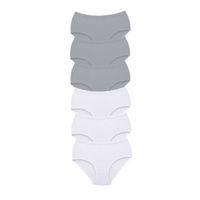 6 Adet Tutku Kadın Yüksek Bel Bato Kalın Lastik Külot S10