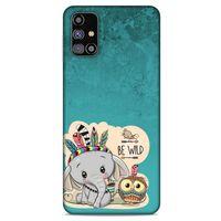 Animax Kızılderili Fil Baykuş Samsung Galaxy M31s Kılıf Desenli Silikon