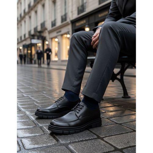 BA0237 Bağcıklı Klasik Yüksek Taban Casual Erkek Ayakkabı