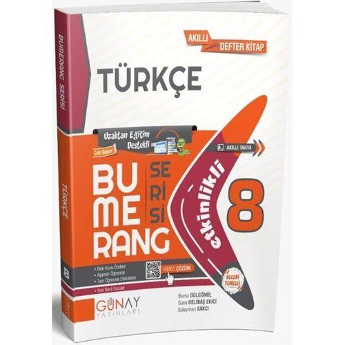 8. Sınıf Türkçe Etkinlikli Bumerang Serisi Günay Yayınları