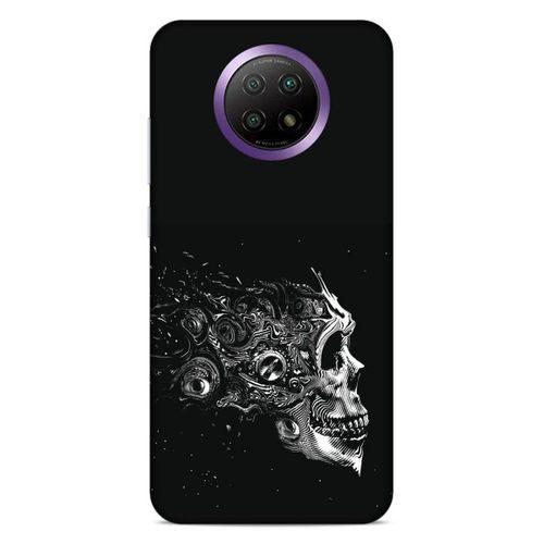 Lopard Xiaomi Redmi Note 9 5g Uyumlu Kılıf Tattoo's (9) Kılıf Beyaz Siyah