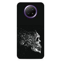 Lopard Xiaomi Redmi Note 9 5g Uyumlu Kılıf Tattoo's (9) Kılıf Beyaz Siyah