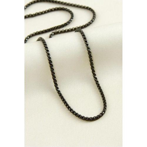 Kare Zincir Çelik Kolye 45 cm