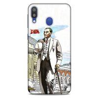 Samsung Galaxy M20 Kılıf Atatürk (50) Shockproof Kılıf Şehir