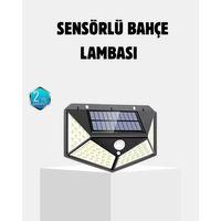 Güneş Enerjili 100 Led Dış Mekan Lamba – Hareket Sensörlü, 2200mah Bataryalı Solar Aydınlatma