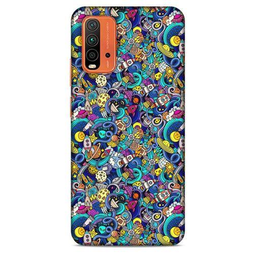 Lopard Xiaomi Redmi Note 9 4g Uyumlu Kılıf Graffitix (49) Ultra Silikon Kılıf