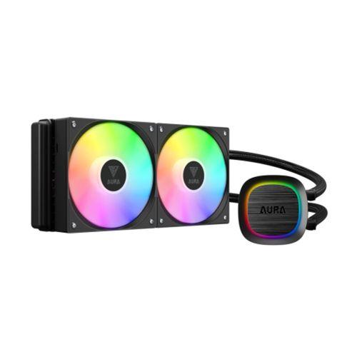 GAMDIAS AURA GL240 V2, 240mm, RGB, 2 Fanlı, CPU Sıvı Soğutma