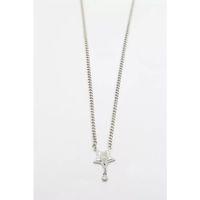 Taşlı Yıldız Vip Kolye - Gümüş