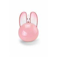 Tavşan Figürlü Kablosuz Mouse Pil Dahil Etiket Hediyeli Pembe