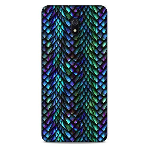 Xiaomi Redmi 8A Kılıf Dragons (1) Kılıfı Ejderha Pulları Rainbow