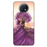 Lopard Xiaomi Redmi Note 9T Uyumlu Kılıf Y.Liva-2021 Seri Siyah Soyut-2 Telefon Kılıfı