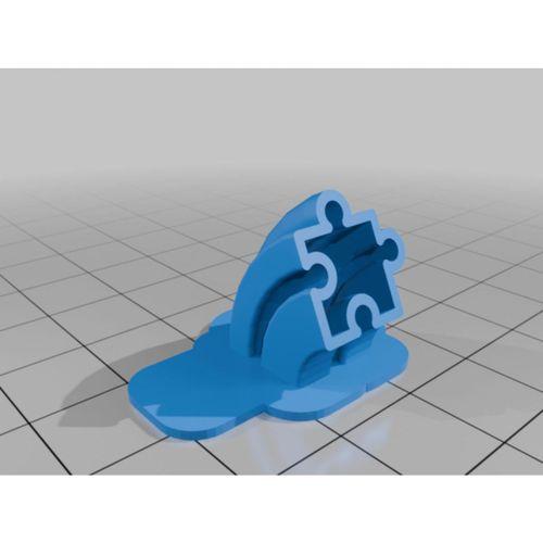 Customized Sweeping 2 Line İsim Plakası Yazı Puzzle2 3D Baskı (Bu ürün Sadece Plastik parçadır - Almadan Önce Soru Sorabilirsiniz)