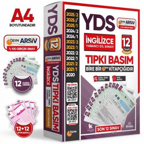 2026 YDS İNGİLİZCE ÖSYM Çıkmış Soru 12li Tıpkı Basım ve Çıkmış Karma 10lu Deneme 2li Set TG Çözümlü