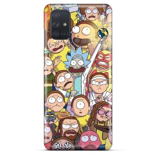 Samsung Galaxy M51 Uyumlu Kılıf Rick And Morty (34) Slim Armor Kılıf Manager Morty