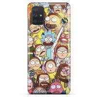 Samsung Galaxy M51 Uyumlu Kılıf Rick And Morty (34) Slim Armor Kılıf Manager Morty