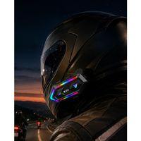 Bluetooth 5 3 Motosiklet Kask Intercom Kulaklık 1000 Metre Bağlantı
