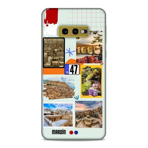 Lopard Samsung Galaxy S10e Uyumlu Kılıf Şehirli ※ (47) Mardin Crystal Flex Kılıf