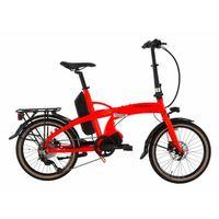 Bisan E-Folding Strike Neon Turuncu-Siyah Katlanır Elektrikli Bisiklet