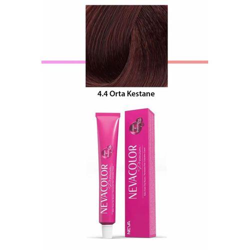 Premium 4.4 Orta Kestane - Kalıcı Krem Saç Boyası 50 g Tüp