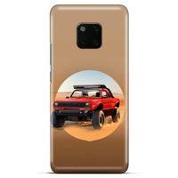 Lopard General Mobile GM 20 Uyumlu Kılıf PickUpX (39) Liquid Crystal Kılıf Kırmızı Siyah