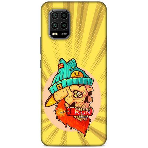 Lopard Xiaomi Mi 10 Lite Uyumlu Kılıf Tattoo's (32) Soft Silikon Kılıf Run