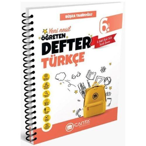 6. Sınıf Türkçe Okula Yardımcı Öğreten Defter Çanta Yayınları