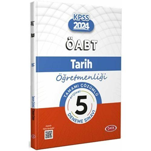 2024 ÖABT Tarih Öğretmenliği Tamamı Çözümlü 5 Deneme Data Yayınları