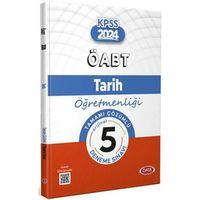 2024 ÖABT Tarih Öğretmenliği Tamamı Çözümlü 5 Deneme Data Yayınları